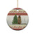 Merry Swissmas Marmot Santa Ceramic Ornament Switzerland Christmas Pattern LT9 - Wonder Print Shop