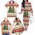 Merry Swissmas Marmot Santa Family Matching Off The Shoulder Long Sleeve Dress and Hawaiian Shirt Switzerland Christmas Pattern - Wonder Print Shop