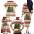 Merry Swissmas Marmot Santa Family Matching Off The Shoulder Long Sleeve Dress and Hawaiian Shirt Switzerland Christmas Pattern - Wonder Print Shop