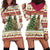 Merry Swissmas Marmot Santa Hoodie Dress Switzerland Christmas Pattern