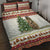 Merry Swissmas Marmot Santa Quilt Bed Set Switzerland Christmas Pattern