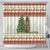 Merry Swissmas Marmot Santa Shower Curtain Switzerland Christmas Pattern