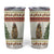 Merry Swissmas Marmot Santa Tumbler Cup Switzerland Christmas Pattern