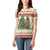 Merry Swissmas Marmot Santa Women Polo Shirt Switzerland Christmas Pattern