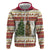 Merry Swissmas Marmot Santa Zip Hoodie Switzerland Christmas Pattern