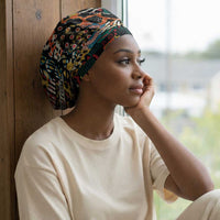 African Mixed Wild Animal Skins Easy Headwrap