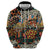 African Mixed Wild Animal Skins Zip Hoodie - Wonder Print Shop