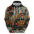 African Mixed Wild Animal Skins Zip Hoodie - Wonder Print Shop