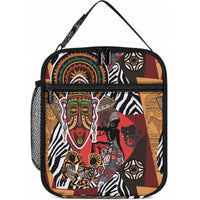 Beautiful African Women Ethnic Motifs Lunch Bag