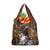 Beautiful Black Woman Grocery Bag African Tribal Pattern