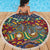 Traditional African Animal Skins Pattern Beach Blanket LT9 - Wonder Print Shop