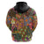 Traditional Ethnic African Vintage Motifs Zip Hoodie - Wonder Print Shop