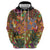 Traditional Ethnic African Vintage Motifs Zip Hoodie - Wonder Print Shop