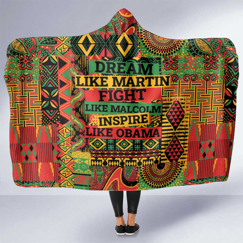 Black History Black Month Dream Like Hooded Blanket