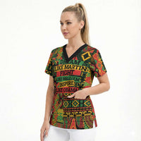 Black History Black Month Dream Like Scrub Top