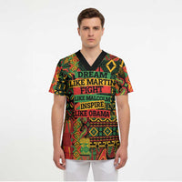 Black History Black Month Dream Like Scrub Top