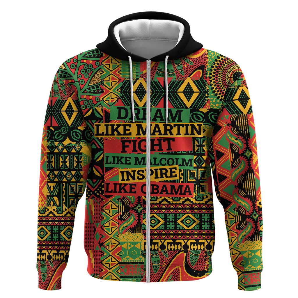 Black History Black Month Dream Like Zip Hoodie - Wonder Print Shop