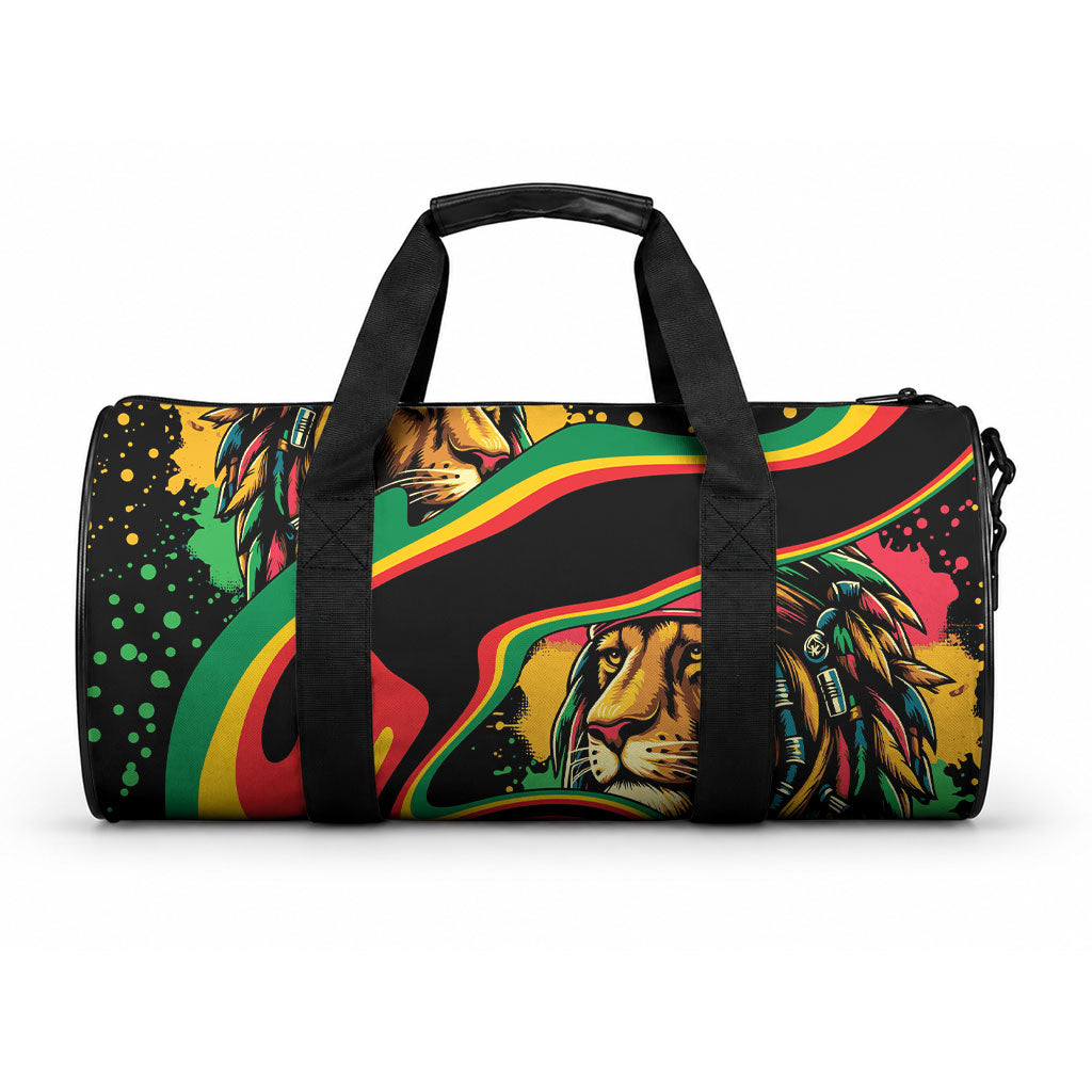 Proud Afro-Jamaicans Rasta Lion Duffle Bag Reggae My Soul