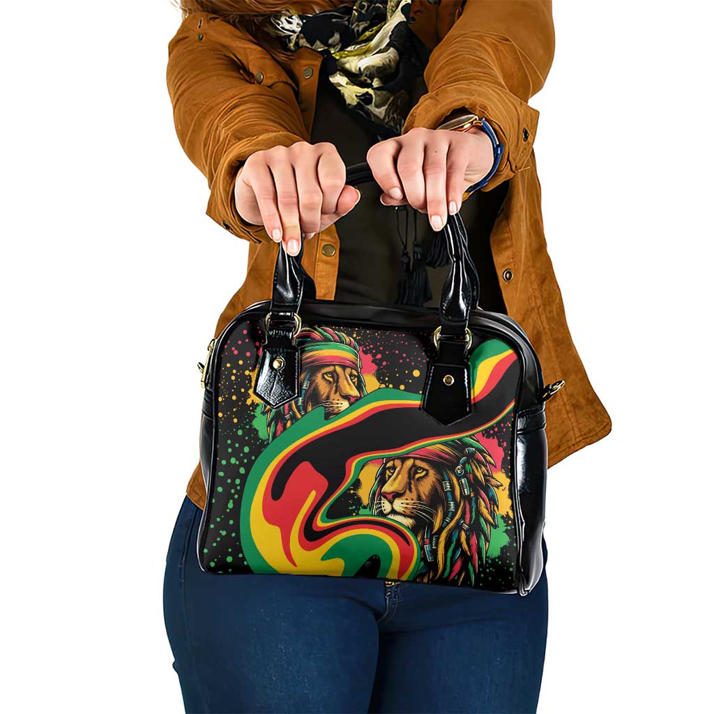 Rastafarian Lion Proud of Jamaica Shoulder Handbag Reggae My Soul