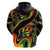 Rastafarian Lion Proud of Jamaica Zip Hoodie Reggae My Soul - Wonder Print Shop