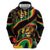 Rastafarian Lion Proud of Jamaica Zip Hoodie Reggae My Soul - Wonder Print Shop