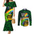 Kiss Me I'm Gay St Patricks Day Couples Matching Mermaid Dress and Long Sleeve Button Shirt