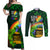 Kiss Me I'm Gay St Patricks Day Couples Matching Off Shoulder Maxi Dress and Long Sleeve Button Shirt LT9 - Wonder Print Shop