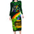 Kiss Me I'm Gay St Patricks Day Long Sleeve Bodycon Dress - Wonder Print Shop