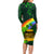 Kiss Me I'm Gay St Patricks Day Long Sleeve Bodycon Dress - Wonder Print Shop