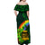 Kiss Me I'm Gay St Patricks Day Off Shoulder Maxi Dress - Wonder Print Shop