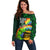 Kiss Me I'm Gay St Patricks Day Off Shoulder Sweater - Wonder Print Shop