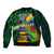 Kiss Me I'm Gay St Patricks Day Sleeve Zip Bomber Jacket - Wonder Print Shop