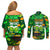 Be Irish St Patricks Day Couples Matching Off Shoulder Short Dress and Long Sleeve Button Shirt Drink Drank Drunk LT9 - Wonder Print Shop