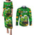 Be Irish St Patricks Day Couples Matching Puletasi and Long Sleeve Button Shirt Drink Drank Drunk LT9 - Wonder Print Shop