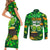 Be Irish St Patricks Day Couples Matching Short Sleeve Bodycon Dress and Long Sleeve Button Shirt Drink Drank Drunk LT9 - Wonder Print Shop