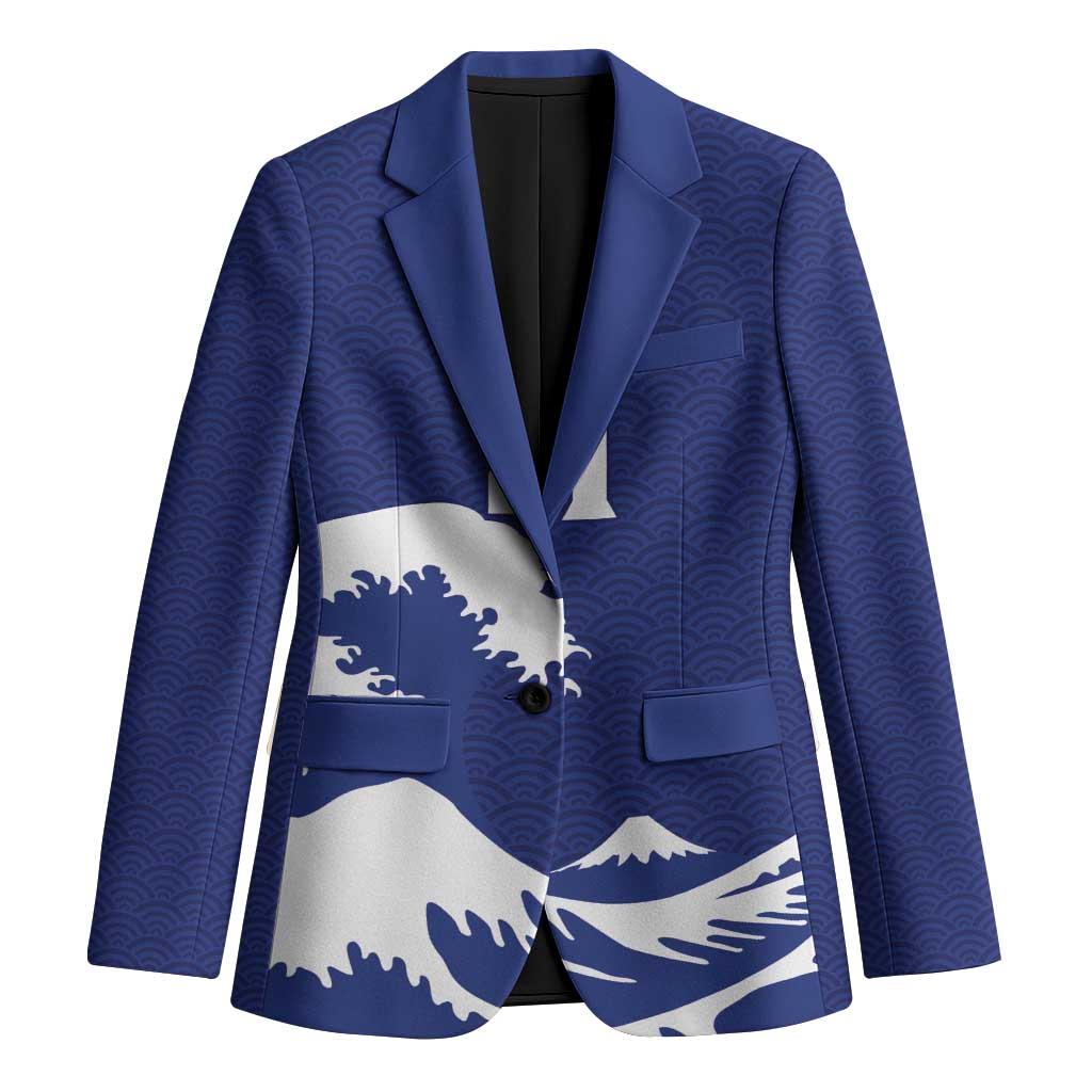 Custom Football Japan Yatagarasu Blazer Tsunami Wave Pattern