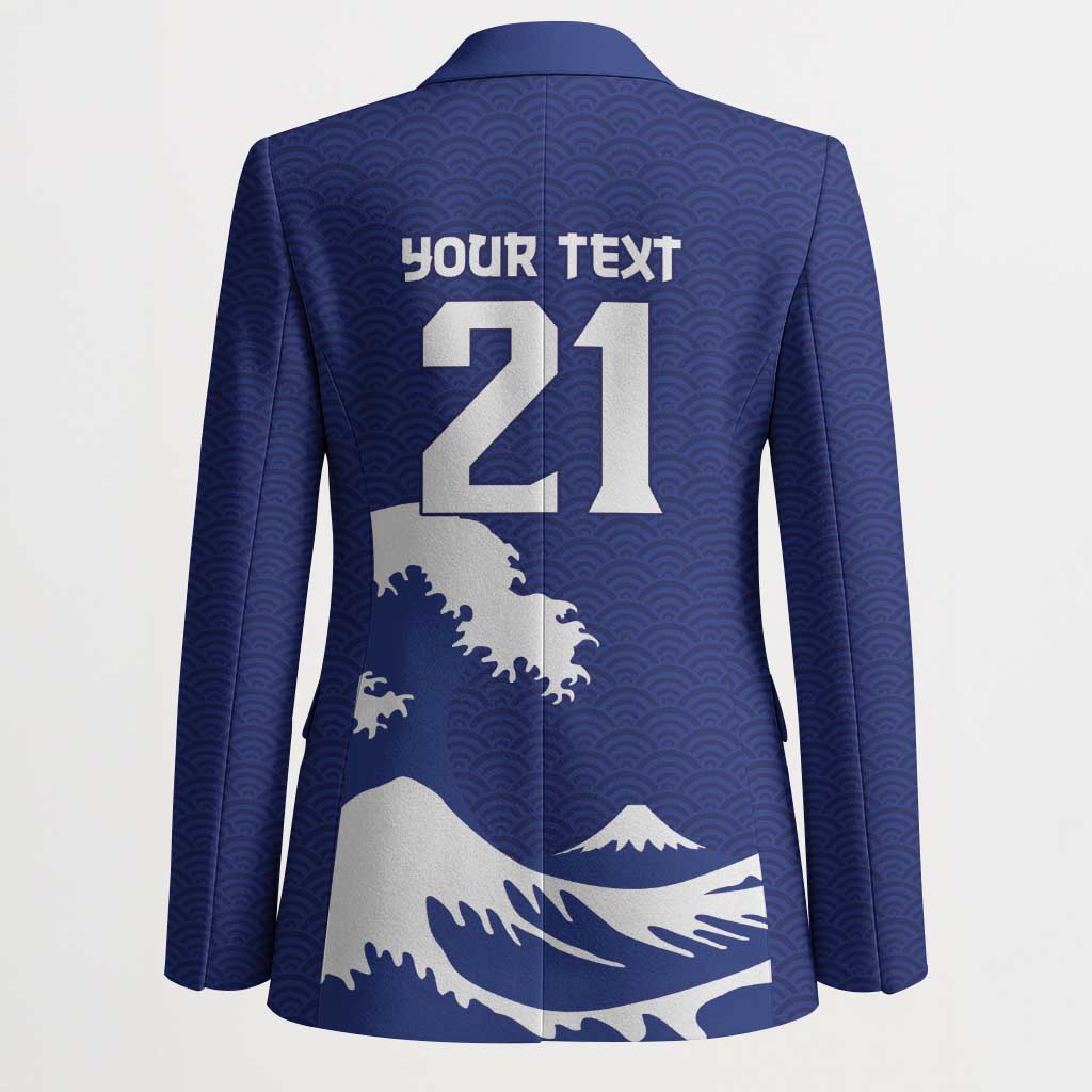 Custom Football Japan Yatagarasu Blazer Tsunami Wave Pattern