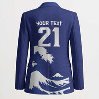 Custom Football Japan Yatagarasu Blazer Tsunami Wave Pattern