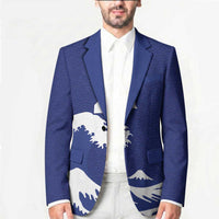 Custom Football Japan Yatagarasu Blazer Tsunami Wave Pattern