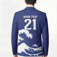 Custom Football Japan Yatagarasu Blazer Tsunami Wave Pattern