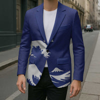 Custom Football Japan Yatagarasu Blazer Tsunami Wave Pattern