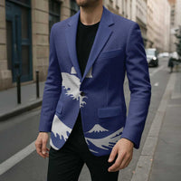 Custom Football Japan Yatagarasu Blazer Tsunami Wave Pattern