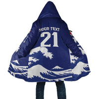 Custom Football Japan Yatagarasu Cloak Tsunami Wave Pattern