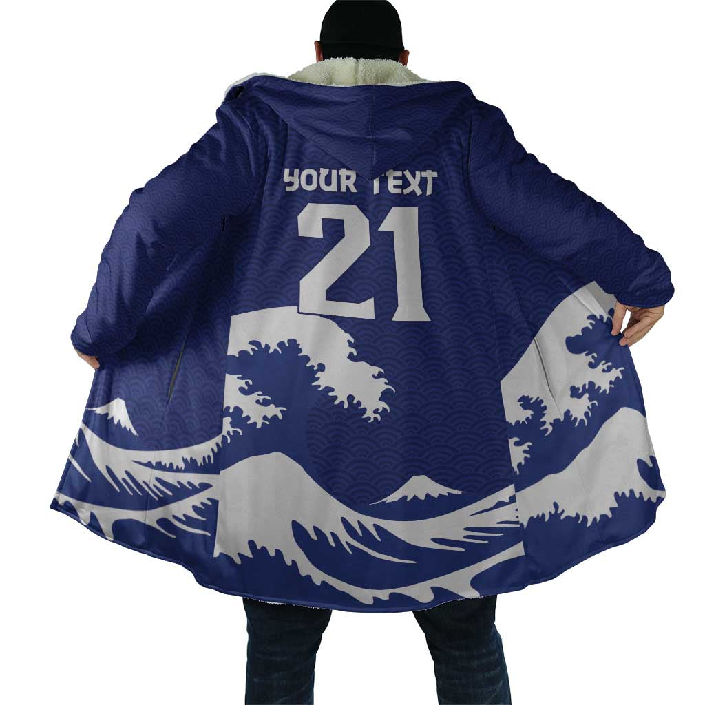 Custom Football Japan Yatagarasu Cloak Tsunami Wave Pattern