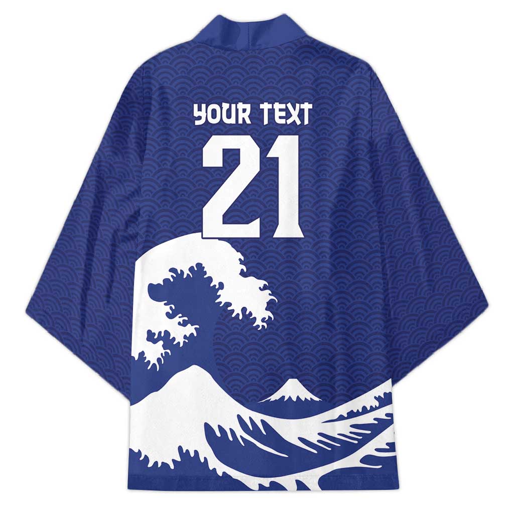 Custom Football Japan Yatagarasu Kimono Tsunami Wave Pattern