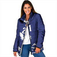 Custom Football Japan Yatagarasu Padded Jacket Tsunami Wave Pattern