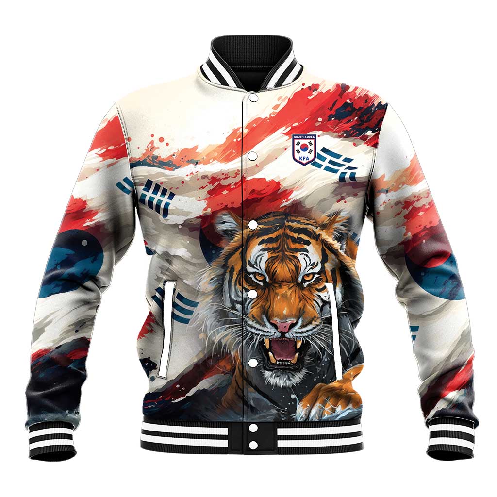 South Korea Football Champions Baseball Jacket Tigers of Asia