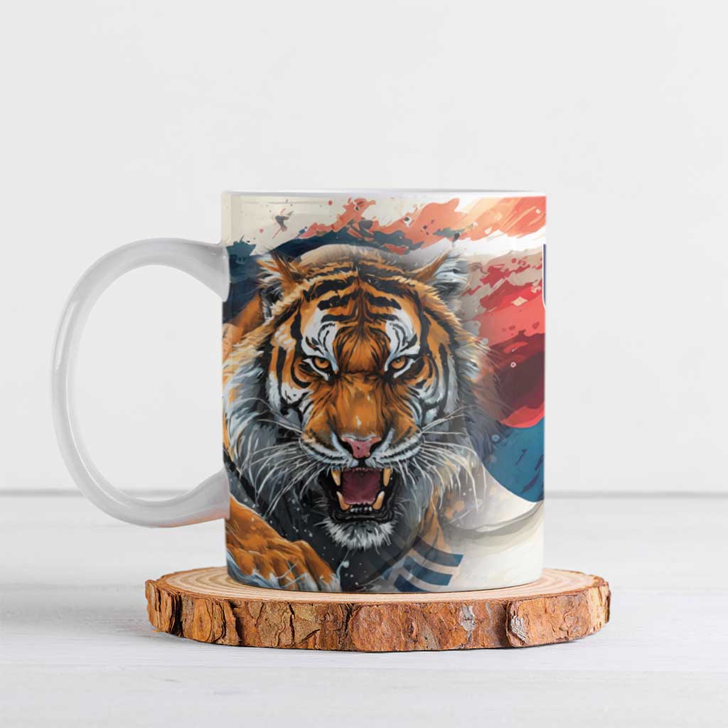 South Korea Football Champions Ceramic Mug Tigers of Asia