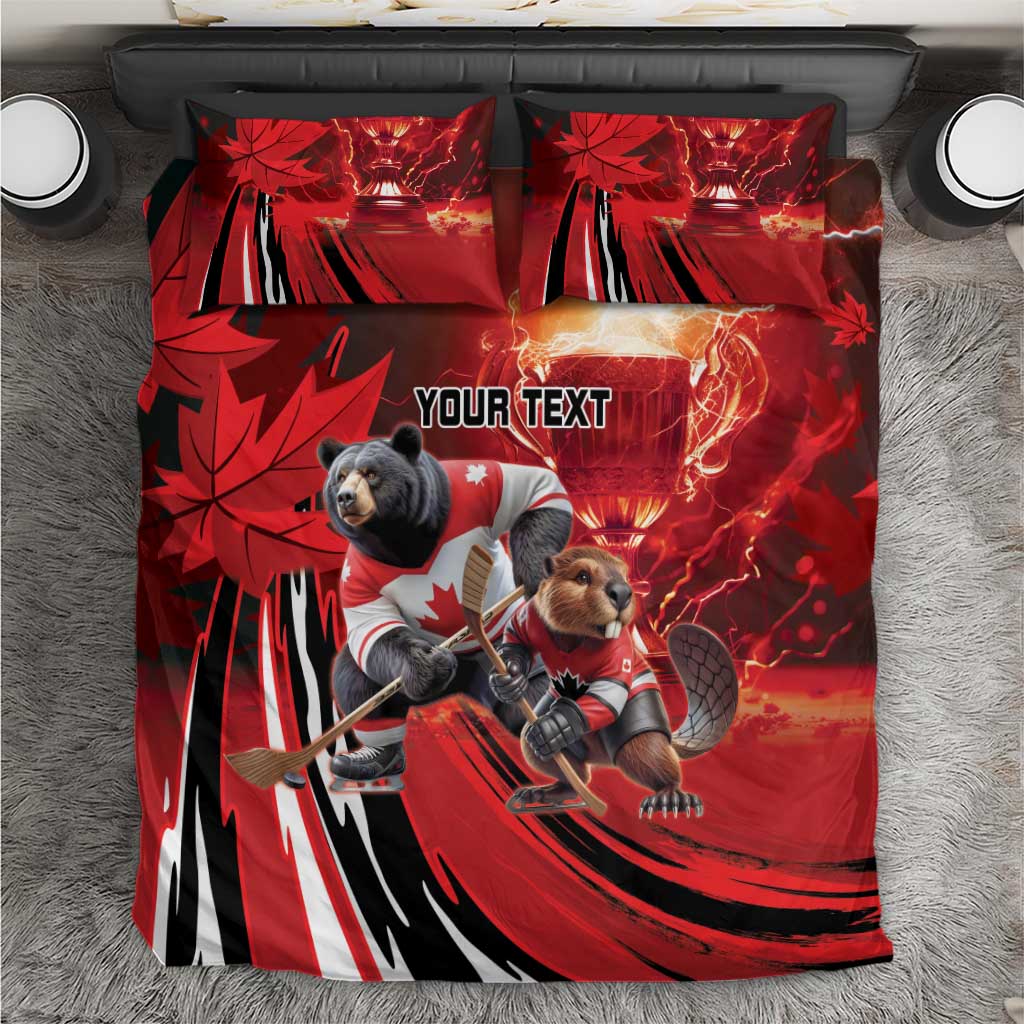 Canada Ice Hockey Champions Personalized Bedding Set Proud Member of the Eh Team