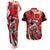 Canada Ice Hockey Champions Personalized Couples Matching Tank Maxi Dress and Hawaiian Shirt Proud Member of the Eh Team